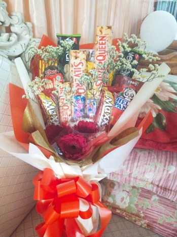 buket coklat silverqueen