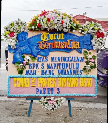 papan bunga styrofoam