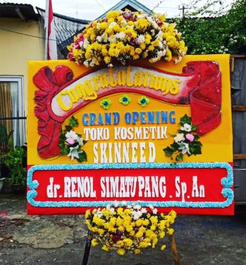 bunga papan styrofoam