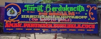 karangan bunga papan Medan duka cita