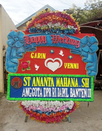 karangan bunga styrofoam